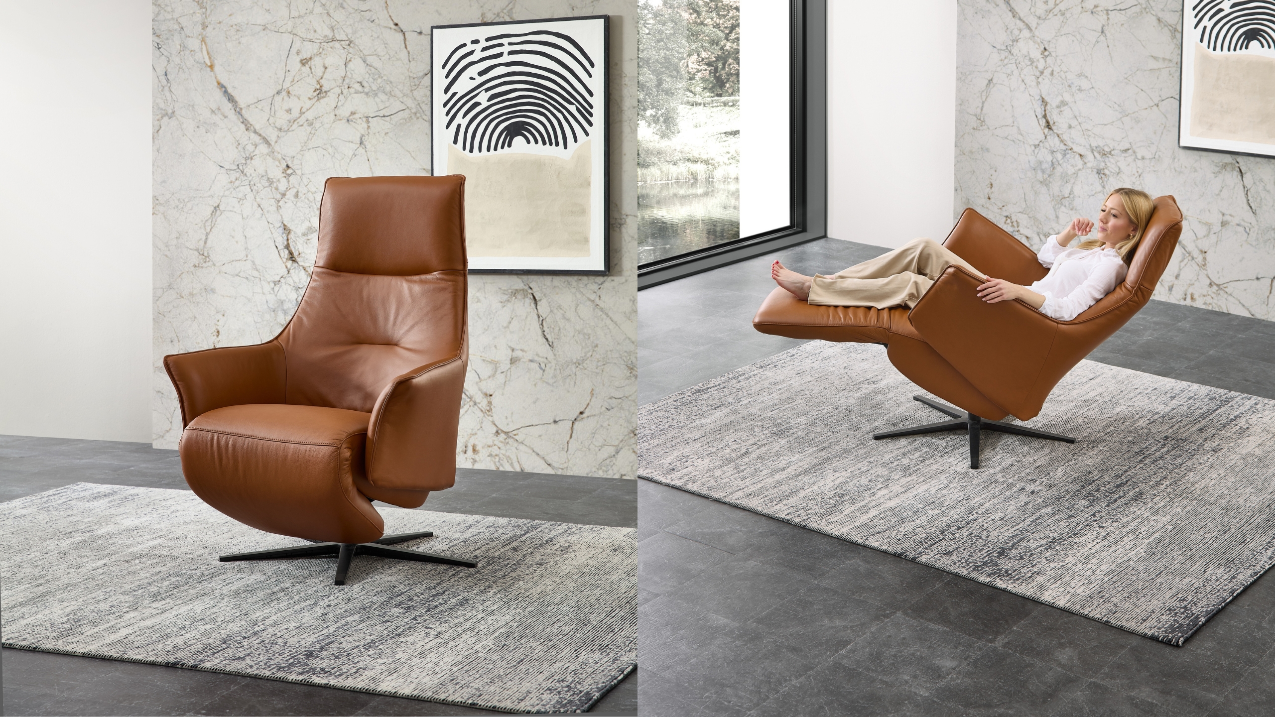 Relaxsessel Dallas in Wohnlichem Ambiente