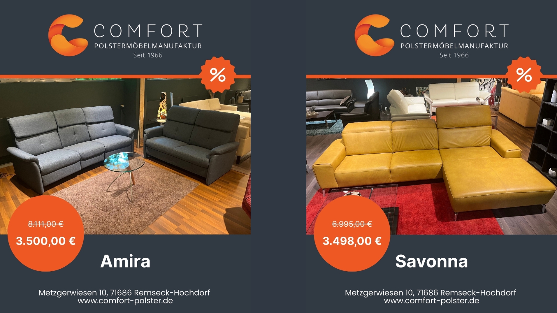 Sale Modelle Amira und Savonna